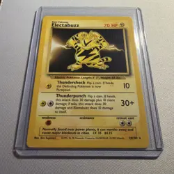 Pokemon Electabuzz 20/102 Base Set Basic 70 HP Rare Regular WOTC 1999 - Image 1