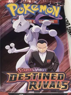 Destined Rivals Booster Pack Sealed Pack Pokemon TCG Scarlet & Violet SEALED NEW - Image 4