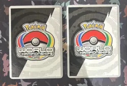 Suicune & Entei Legend 2011 World Championship 94 95/95 Pair Promo Pokemon Card - Image 2