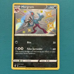 Morgrem SV084/SV122 Baby Shiny Rare Shining Fates Shiny Vault Pokemon TCG - Image 1