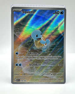 Squirtle 170/165 - Scarlet & Violet 151 - Illustration Rare IR - Pokemon - NM - Image 1