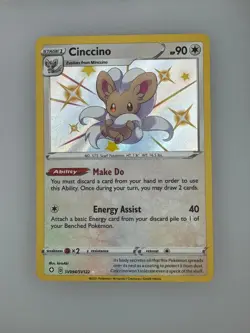2021 Pokemon Shining Fates Shiny Vault Cinccino SV094/SV122 NM - Image 1