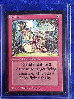 Earthbind Limited Edition Beta MTG Magic The GatheringEarthbind Limited Edition - Image 1