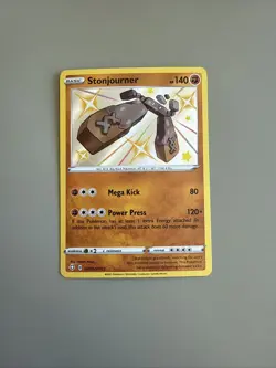 Stonjourner SV075/SV122 Holo Rare Shining Fates Shiny Pokemon 2021 NM - Image 1