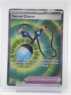 SACRED CHARM 2025 POKEMON PHANTASMAL FLAMES ULTRA RARE 122/094 Q4770 - Image 1