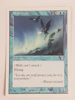 MTG Wall of Air (7th Edition/Blue/U) - BGM - Image 1