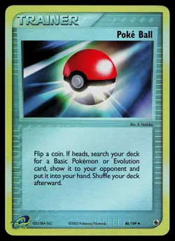 Pokemon Card - Poke Ball Ruby & Sapphire 86/109 Reverse Holo Uncommon - Image 1