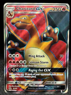 Pokemon Charizard GX SM60 Black Star Promo Card Sun And Moon - Image 1
