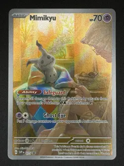 Mimikyu 75 Black Star Promo Pokemon 2024 - Image 1