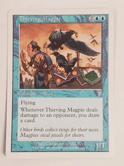 MTG Thieving Magpie (7th Edition/Blue/U) - BGM - Image 1