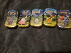 Pokemon TCG Mega Evolution- Ascended Heros Mini Tins ×5 - Factory Sealed - Image 2