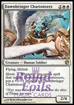 Dawnbringer Charioteers 2x FOIL JOU MTG Journey Into Nyx Rare MINT white - Image 1