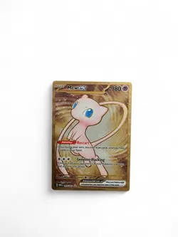 Pokemon Gold Metal Promo Mew EX TCG Card 205/165 Scarlet & Violet - Image 1