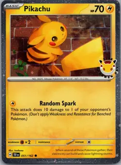 Pikachu (Pokemon Day 2026) 051/162 Holo Miscellaneous Cards & Products NM - Image 1