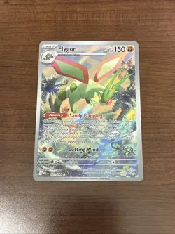 Flygon 101/94 Illustration Rare NM Pokemon Phantasmal Flames - Image 1