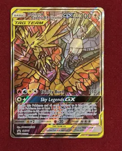 2019 Pokemon Moltres & Zapdos & Articuno GX SM210, Sun And Moon - Image 3