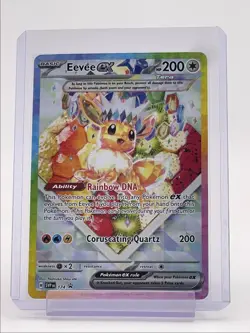 EEVEE EX 2025 POKEMON SCARLET & VIOLET BLACK STAR PROMO #174 Q5686 - Image 1