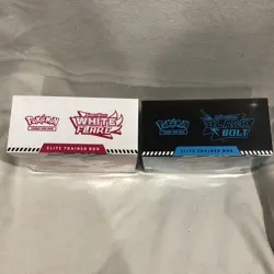 Pokemon TCG Black Bolt & White Flare Elite Trainer Box Set of 2, FACTORY SEALED - Image 3