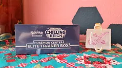 Pokemon Center Sword & Shield Chilling Reign Elite Trainer Box Booster Packs - Image 3