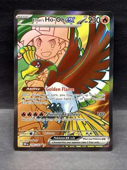 Pokemon TCG SV: Destined Rivals - Ethan's Ho-Oh EX 209/182 Ultra Rare - English - Image 1