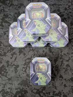 Pokemon TCG Triple Whammy Tin Lot of 6 Sealed Tyranitar 3 Booster Packs Each NEW - Image 1