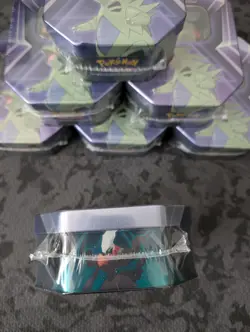 Pokemon TCG Triple Whammy Tin Lot of 6 Sealed Tyranitar 3 Booster Packs Each NEW - Image 4