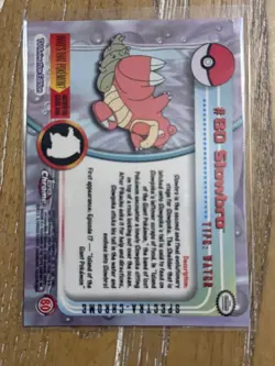 2000 Pokemon Topps Chrome Slowbro SPECTRA! - Image 2