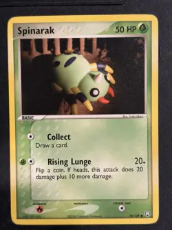 Pokemon Spinarak 78/109 Team Rocket Returns Regular Common 2004 - Image 1