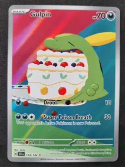 Gulpin 154/142 Stellar Crown Full Art Pokemon TCG - Image 1