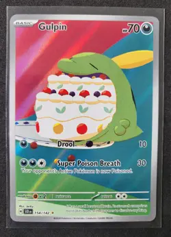 Gulpin 154/142 Stellar Crown Full Art Pokemon TCG - Image 3