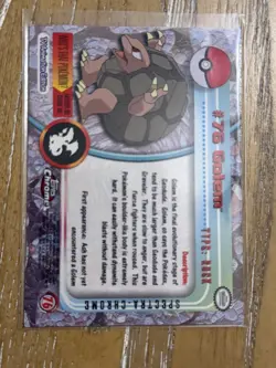 2000 Pokemon Topps Chrome Golem SPECTRA! - Image 2
