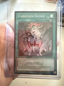 Yugioh Forbidden Crown BPRO-EN067 Secret Rare 1st Edition NM - Image 3
