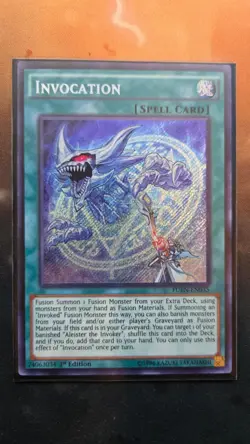 Invocation - Secret Rare - FUEN-EN035 - 1st Edition NM-LP - Image 1