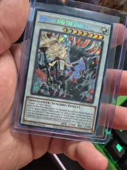 Yugioh Ecclesia And The Dark Dragon secret rare 1st NM - Image 1