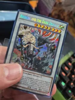 Yugioh Ecclesia And The Dark Dragon secret rare 1st NM - Image 4