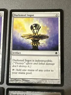 Darksteel Ingot X4 Darksteel Ex Condition See Pics Front Back Mtg - Image 3