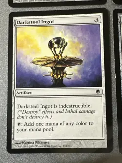 Darksteel Ingot X4 Darksteel Ex Condition See Pics Front Back Mtg - Image 5