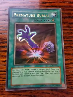 Yugioh TCG Premature Burial PSV-037 Pharaoh's Servant Ultra Rare Unlimited - MP! - Image 1