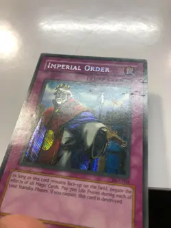 Yugioh Imperial Order PSV-104 Secret Rare MISPRINT ERROR Reverse Secret MP - Image 2
