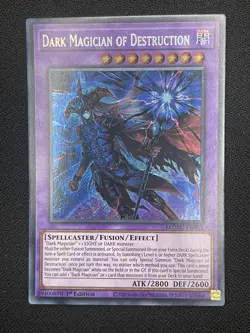 MZMU-EN011 Dark Magician of Destruction Secret Rare YuGiOh! NEW 1st Edition MINT - Image 3