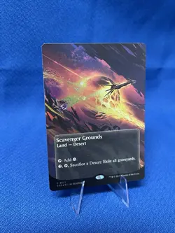 MTG Scavenger Grounds Full Art Desert Galaxy Foil - Image 2