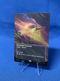 MTG Scavenger Grounds Full Art Desert Galaxy Foil - Image 3