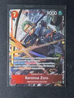 Roronoa Zoro Alt Art EB04-007 Super Rare OP15 One Piece TCG NM - Image 1
