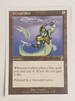 MTG Crystal Rod (7th Edition/Artifact/U) - BGM - Image 1