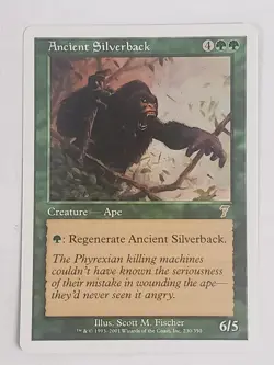 MTG Ancient Silverback (7th Edition/Green/R) - BGM - Image 1