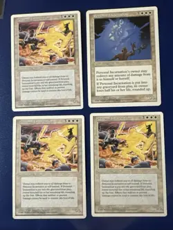 Personal Incarnation X4 Various Sets And Condition See Pics Front Back MTG - Image 1