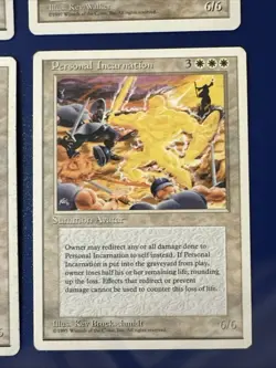 Personal Incarnation X4 Various Sets And Condition See Pics Front Back MTG - Image 2
