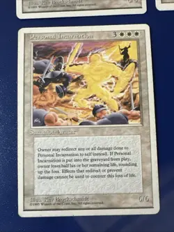 Personal Incarnation X4 Various Sets And Condition See Pics Front Back MTG - Image 4