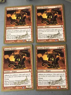 Furnace Dragon X4 MTG 2004 World Championships Ex Condition - Image 1