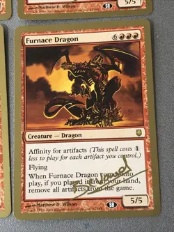 Furnace Dragon X4 MTG 2004 World Championships Ex Condition - Image 2